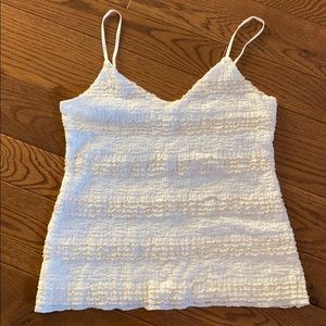 Banana Republic cream and tan tank